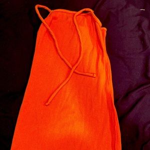 Cute peach sundress!